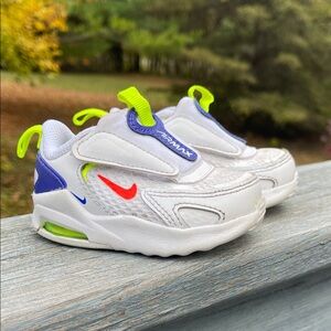 Nike Kids Air Max White with Neon Accents